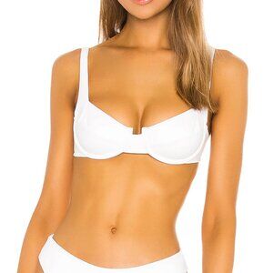 NWT Midori Bikinis White Dawn Top